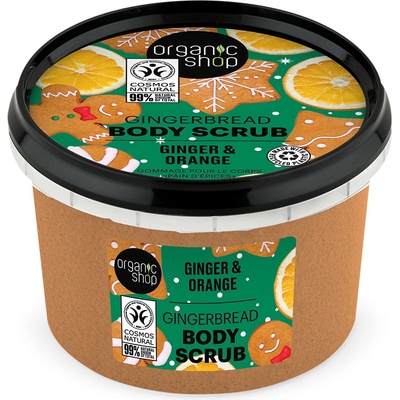 ORGANIC SHOP Telový peeling Perníček 250 ml