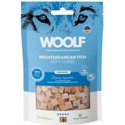 Woolf Dog Soft Cubes stredomorské ryby 100 g