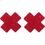 ostatní Taboom Nipple X Covers Red