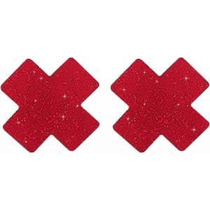 ostatní Taboom Nipple X Covers Red