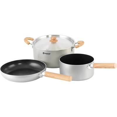 Outwell Тенджера Outwell Feast keramisches Topfset L Pot - Black & Grey - размер Pfanne Ø 17 cm / Topf Ø 17 & 1 (532-3655-0111)