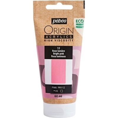 Pébéo Origin АКРИЛНА боя Bright Pink 60 ml 1 бр (817012)