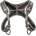 Ocun Гръдна сбруя Ocun Webee Chest harness - Black / Grey Dark - размер One Size (304-0044-0111)