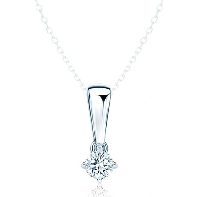 Savicki Prívesok The Light biele zlato diamant P1 3