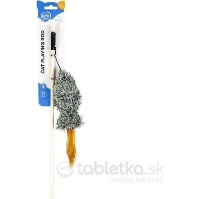 DUVO+ Plyšová ryba na paličke s catnipom 25 x 5 cm
