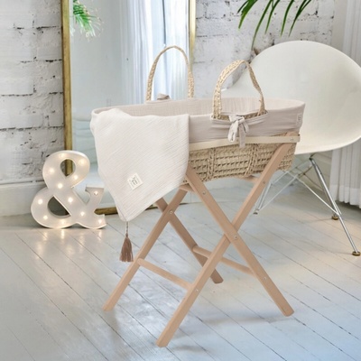 FunnaBaby Kompletní Mojžíšův koš s výbavou Sand Beige – Zboží Dáma