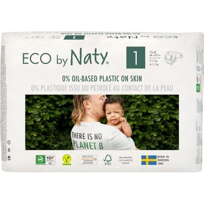 Eco by Naty 1 od 2 - 5 kg 25 ks