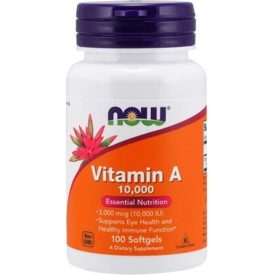 Now Foods Vitamín A 10000 iu 100 kapslí