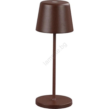 Ideal Lux - LED настолна лампа CUTE LED/2, 5W/3, 7V IP65, кафява, с докосване (ID346915)