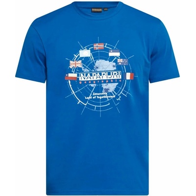 Napapijri tričko S-Gorfou blue