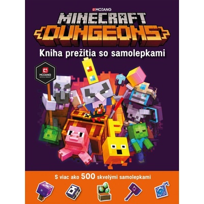 Minecraft Dungeons: Kniha prežitia so samolepkami