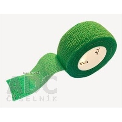 MEDIC Bandáž Finger Zelená 2,5cm x 4,5m, náplasť elastická 1 ks