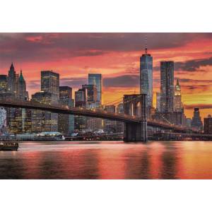 Clementoni - Puzzle Compact East River at Dusk - 1 500 piese