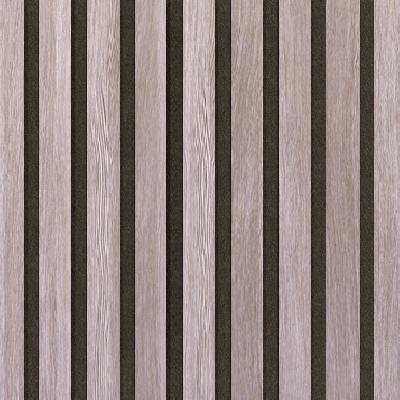 Archo - Akustický panel Design line Folie Dub ryflovaný na černém filcu 2600 x 400 x 21 mm