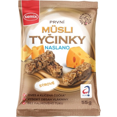 Semix Müsli tyčinky naslano sýrové 55g