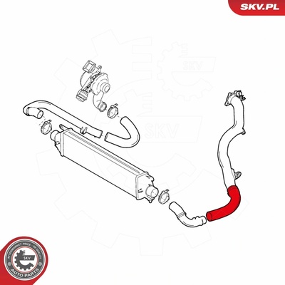 Hadica plniaceho vzduchu ESEN SKV 24SKV938