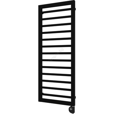 Vertaduro - Радиатор за баня с термостат ADEL 600W 128x50 см черен (VR0037)