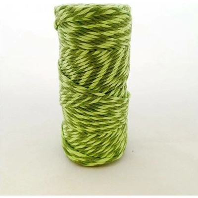 Yarn Melow Šňůra Angel 3mm Mix Světle zelená