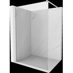 Mexen Kioto душ стена Walk-in 120 x 200 cm, прозрачно 8 mm, четкан никел - 800-120-101-97-00 (800-120-101-97-00)