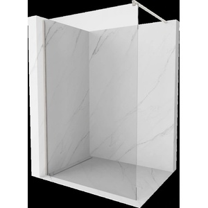 Mexen Kioto душ стена Walk-in 120 x 200 cm, прозрачно 8 mm, четкан никел - 800-120-101-97-00 (800-120-101-97-00)