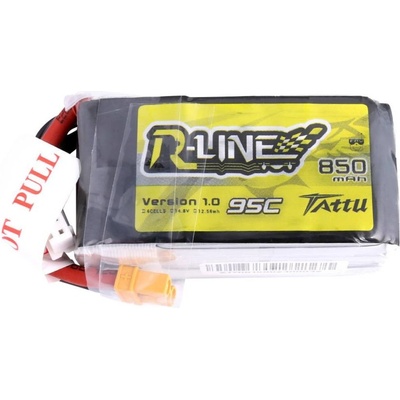 Tattu akupack Li-Pol 14.8 V 850 mAh 4 95 C SoftCase XT30; TA-RL-95C-850-4S1P-XT30