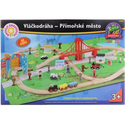 Maxim Vláčkodráha Přímořské město -80ks