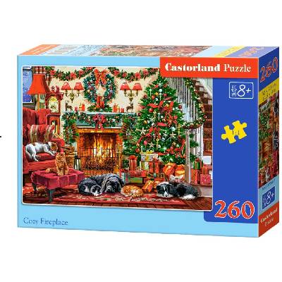 Castorland Útulný krb 260 dielov