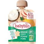 Babybio Био кокосов десерт Babybio - Ябълка и круша, 6 м+, 85 g (3288130540949) - ozone