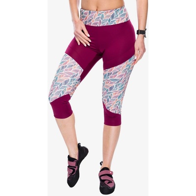Ocún Rhea Leggings 3/4 wine rhododendron