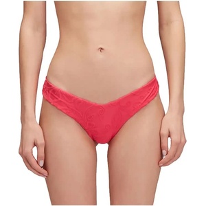 SUNDEK Baunei jacquard high-leg terry briefs sk23 bikini bottom - Pink (Pitaya)