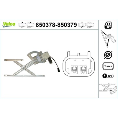 Zvedací zařízení oken VALEO 850378