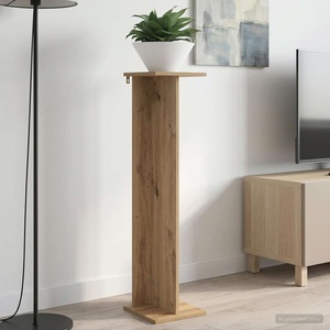 vidaXL Стойка за растения 2 бр. Дъб артизан 25 x 25, 5 x 100, 5 см (899641)