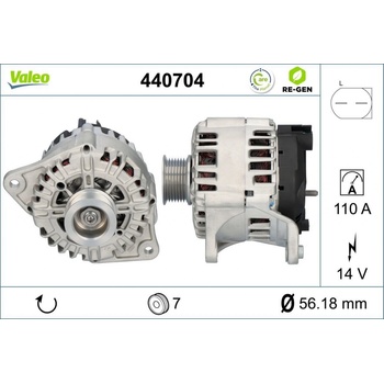 Alternátor VALEO 440704