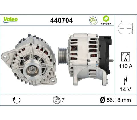Alternátor VALEO 440704