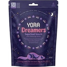 YORA Dog pamlsky z hmyzu Dreamers s bylinkami 100 g