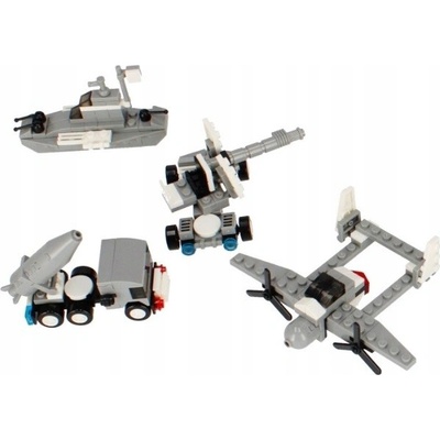 Alleblox MilitaryForce 62-67ks/4druhy - lietadlo