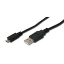 PremiumCord ku2m5f micro USB 2.0, A-B, 5m, černý