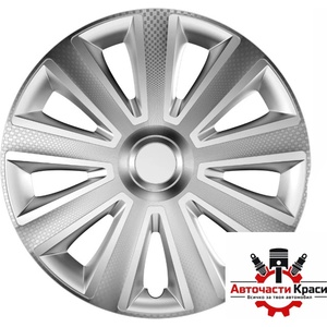 Versaco Тасове за джанти 16'' Versaco Carbon Aviator - Silver (56353) - avtochastikrasi