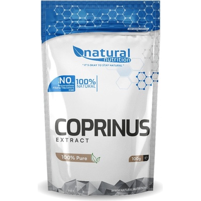 Natural Nutrition Coprinus hnojník obecný extrakt prášek 50% polysacharidů 100 g