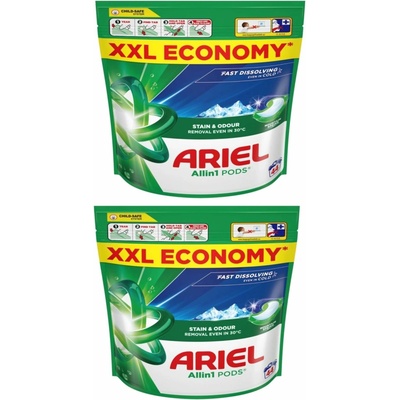 Ariel All in1 Pods Mountain Spring prací kapsule 2 x 44 PD