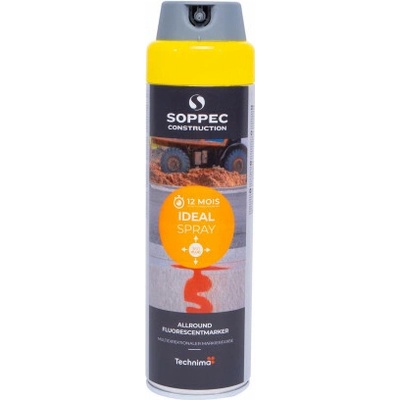 Soppec Farba značkovacia sprej Ideal 360° 500 ml žltá