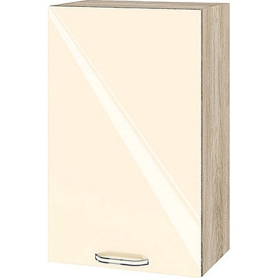 ИРИМ Горен кухненски шкаф Сити АРФ-Бежово гланц-05-6 45 см