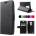 LG G Flex2 Magnetic Wallet Кожен Калъф + Протектор
