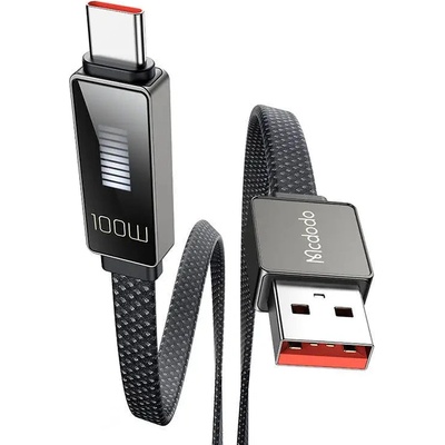 Mcdodo Кабел Mcdodo CA-4980, USB към USB-C, с дисплей, 1.2m, черен (CA-4980)