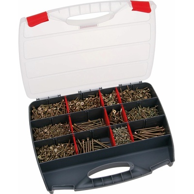 LEVIOR Vruty do dřeva, 12 rozměrů, sada 2000ks