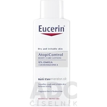 Eucerin AtopiControl telové mlieko suchá zarud.p. 250 ml