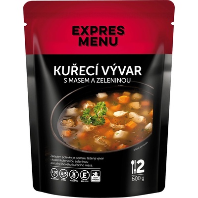 EXPRES MENU Kurací vývar so zeleninou 2 porcie 600 g
