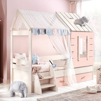 Carmen Детско легло къща pink house - 90 х 200 - розово (3575081)