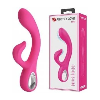 Boss of Toys Pretty Love Fritz Pink Dual-Action Intimate Device 12 Modes Silicone