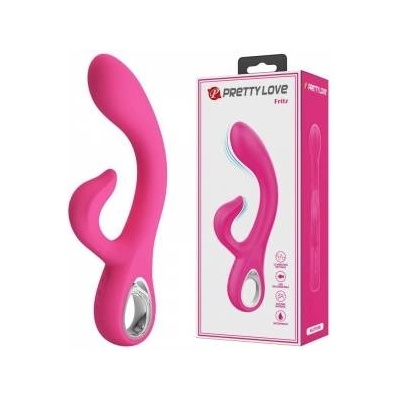 Boss of Toys Pretty Love Fritz Pink Dual-Action Intimate Device 12 Modes Silicone